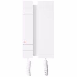 Citofono Comelit Mini per sistemi audio SIMPLEBUS 2 con cornetta Bianco. Unico citofono compatibile con i kit videocitofoni c ...