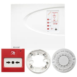 Comelit - Kit con centrale convenzionale antincendio 4 zone 43KIT104