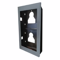 Telaio da incasso Comelit 2 moduli per pulsantiera Ultra, composto dal supporto metallico che permette di fissare saldamente  ...