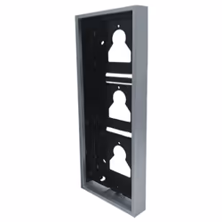 Custodia da parete Comelit 3 moduli per pulsantiera Ultra, composta dal supporto metallico che permette di fissare saldamente ...