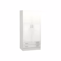 ARMADIO IN KIT Composad 184,5 X 82 X 46,5CM BIANCO, è un armadio basso a due ante, che presenta un bastone appendiabiti e una ...
