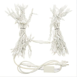 Lotti - Catena luminosa stalattiti a cascata per esterno interno uso professionale decorazione natalizia maxi led -Luce Fredda / 2 x h 1.5 m