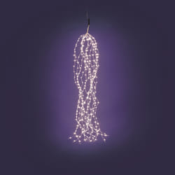 Lotti Cascata 300 MicroLED Argento 5.2 m da esterno