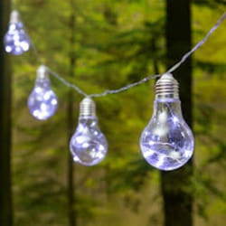 Lotti Catena 10 Lampadine a goccia MicroLED bianco stringa di luce 5 m 10 lampada(e) LED