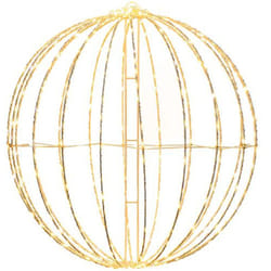 Iperbriko - Sfera tridimensionale con microLED ad alta densità con cavo Argento Silver -ø 40 cm