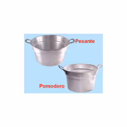 PENTOLE PENTOLA CALDAIA IN ALUMINIO MODELLO PESANTE Ã 40 CM. - LT. 15 In alluminio Ã 40 cm. - Spess. 1,2 - Lt. 15 - Pesante