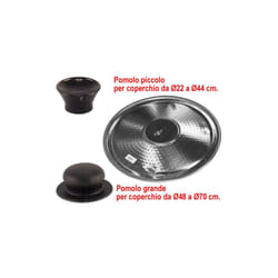 Fraschetti - Coperchio Tondo Per Pentole Caldaie In Alluminio Diam. 24cm