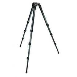 Manfrotto MPRO Carbon Fibre 3-Stage Video Tripod treppiede 3 gamba/gambe Nero