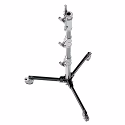 Manfrotto A5012, Cavalletto a rulli, 25 kg, Argento, Metallo, 3 gamba/gambe, 780 - 1200 mm
