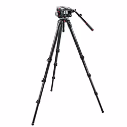 Manfrotto 509HD,536K, 3 gamba/gambe, Nero, 2,17 m, 7,4 kg