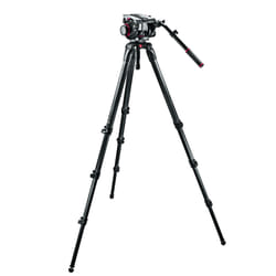 Manfrotto 509HD,536K treppiede Fotocamere digitali/film 3 gamba/gambe Nero