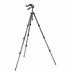Manfrotto MK293C4-D3Q2, 3 gamba/gambe, Nero, 148 cm, 1,85 kg
