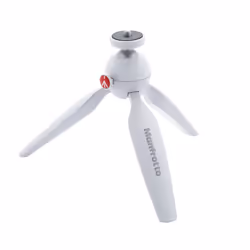 Manfrotto MTPIXI-WH, 3 gamba/gambe, Bianco, 13,5 cm, 190 g