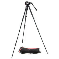 Manfrotto MVK504AQ treppiede Fotocamere digitali/film 3 gamba/gambe Nero