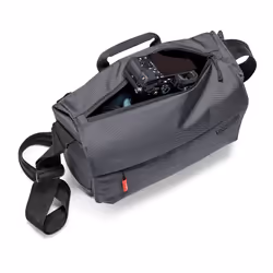Manfrotto MB MN-M-SD-10 custodia per fotocamera Borsa da corriere Nero, Grigio - Vista aggiuntiva 5