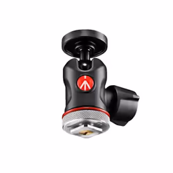 Manfrotto MH492LCD-BH testa per treppiede Nero, Rosso Alluminio 1/4" Palla (forma) - Vista aggiuntiva 4