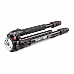 Manfrotto MT190GOA4 treppiede Fotocamere digitali/film 3 gamba/gambe Nero, Rosso - Vista aggiuntiva 4
