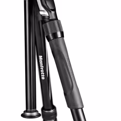 Manfrotto Befree 2N1 treppiede Fotocamere digitali/film 3 gamba/gambe Nero, Argento - Vista aggiuntiva 4