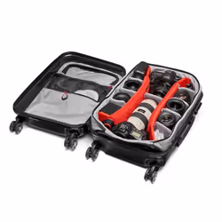 Manfrotto Pro Light Reloader Spin-55 Custodia trolley Nero, Rosso - Vista aggiuntiva 5
