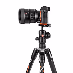 Manfrotto MKBFRLA-BH treppiede Fotocamere digitali/film 3 gamba/gambe Nero, Argento - Vista aggiuntiva 7