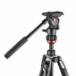 Manfrotto MVKBFRL-LIVE treppiede Fotocamere digitali/film 3 gamba/gambe Nero, Argento - Vista aggiuntiva 5