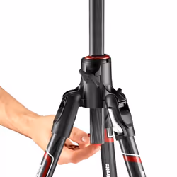 Manfrotto MKBFRC4GTXP-BH treppiede Fotocamere digitali/film 3 gamba/gambe Nero, Rosso - Vista aggiuntiva 4