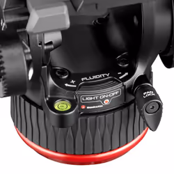 Manfrotto 504X testa per treppiede Nero Alluminio 1/4, 3/8" Fluido - Vista aggiuntiva 4