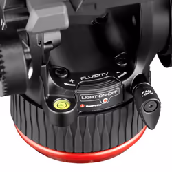 Manfrotto 504X testa per treppiede Nero Alluminio 1/4, 3/8" Fluido - Vista aggiuntiva 5