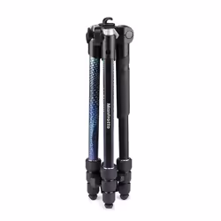 Manfrotto Element MII Aluminium treppiede Fotocamere digitali/film 3 gamba/gambe Nero, Blu - Vista aggiuntiva 5