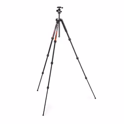 Manfrotto Element MII treppiede Fotocamere digitali/film 3 gamba/gambe Nero, Rosso - Vista aggiuntiva 7