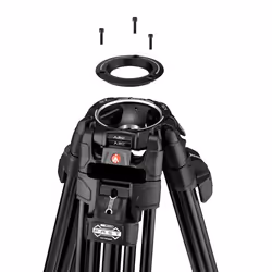 Manfrotto 645 treppiede Action camera 3 gamba/gambe Nero - Vista aggiuntiva 7