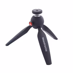 Manfrotto PIXI Mini, 3 gamba/gambe, Nero, 13,5 cm, 190 g