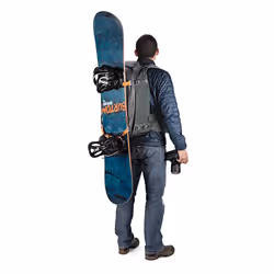 Lowepro Whistler 450 AW II Zaino Grigio, Arancione - Vista aggiuntiva 5