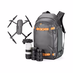 Lowepro Whistler 450 AW II Zaino Grigio, Arancione - Vista aggiuntiva 8
