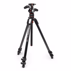 Manfrotto MK055CXPRO33WQR, 3 gamba/gambe, Nero, 187 cm, 3,2 kg