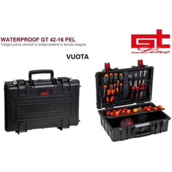 Gt 42-16 pel valigia porta utensili cassetta attrezzi vuota waterproof - Gt Line