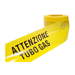 Nastro Segnaletico Tubo Gas 12,5cm x 200mt 04903
