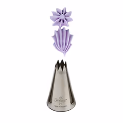 Decora 0263021, Beccuccio decorativo per pasticceria, Acciaio inox, Acciaio inox, Blister