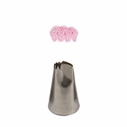 Decora 0263088, Beccuccio decorativo per pasticceria, Acciaio inox, Acciaio inox, Blister