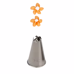 Decora 0263106, Beccuccio decorativo per pasticceria, Acciaio inox, Acciaio inox, Blister