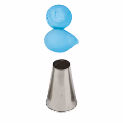 Decora 0263437, Beccuccio decorativo per pasticceria, Acciaio inox, Acciaio inox, Blister