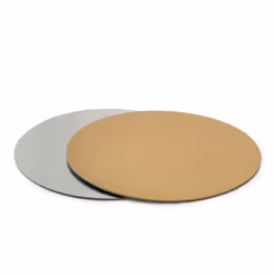 Decora 0932508, Rotondo, Oro, Argento, Cartoncino, 38 cm, 1,5 mm