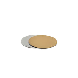Decora 0932522 alzata girevole per torte Oro, Argento Rotondo