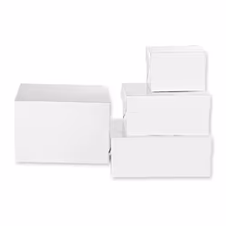 Decora 0339484, Scatola da imballaggio, In movimento, Cartoncino, Bianco, Quadrato, 465 mm