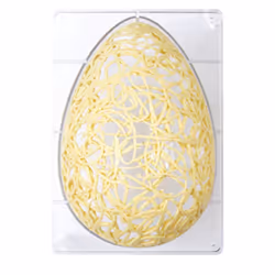 Decora 0050064, Policarbonato, Trasparente, Giallo, Ovale, 35 cm, 23 cm, 2 cm