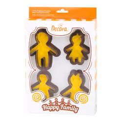 Decora 0255161, Marrone, Giallo, Plastica, 6 cm, 11 cm, 17 pz
