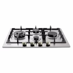 De’Longhi YLG 60 RFX piano cottura Acciaio inox Da incasso 60 cm Gas 4 Fornello(i) - Vista aggiuntiva 6