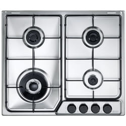 De’Longhi FFA 46 ASDV piano cottura Acciaio inox Da incasso 60 cm Gas 4 Fornello(i)