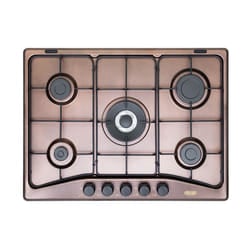 De’Longhi FRO 57 ASV piano cottura Rame Da incasso 68 cm Gas 5 Fornello(i)