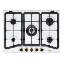 De’Longhi BF 57 PRO piano cottura Bianco Da incasso 70 cm Gas 5 Fornello(i)
